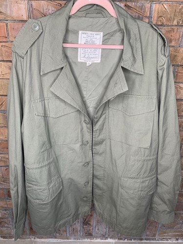Cockpit USA M1943 Field Coat Jacket Khaki Tan Made in USA Size XXL - Picture 3 of 8