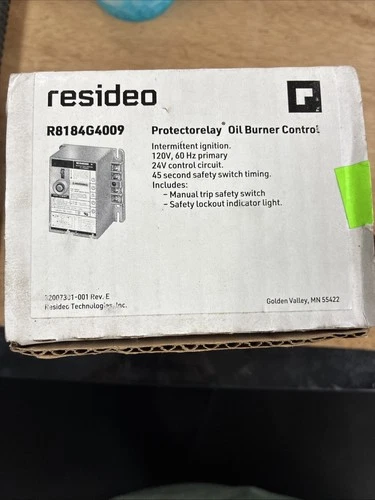Honeywell R8184G4009 International Oil Burner Control