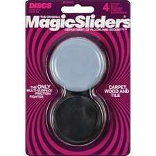 Magic Sliders 2-3/8 In. Concave Round Furniture Glide,(4-Pack) 04600 Magic