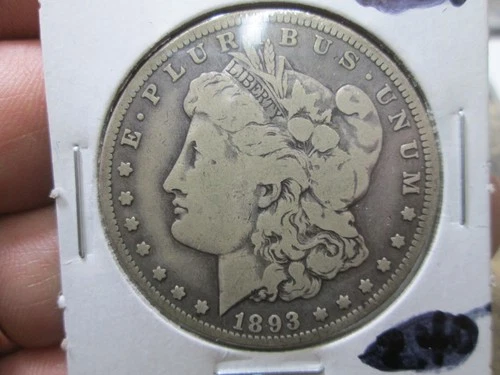 US 1893 O MORGAN DOLLAR COIN IN FINE CONDITION