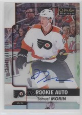 2017-18 O-Pee-Chee Platinum Rookie Autos Rainbow Samuel Morin #R-SM Auto ek7