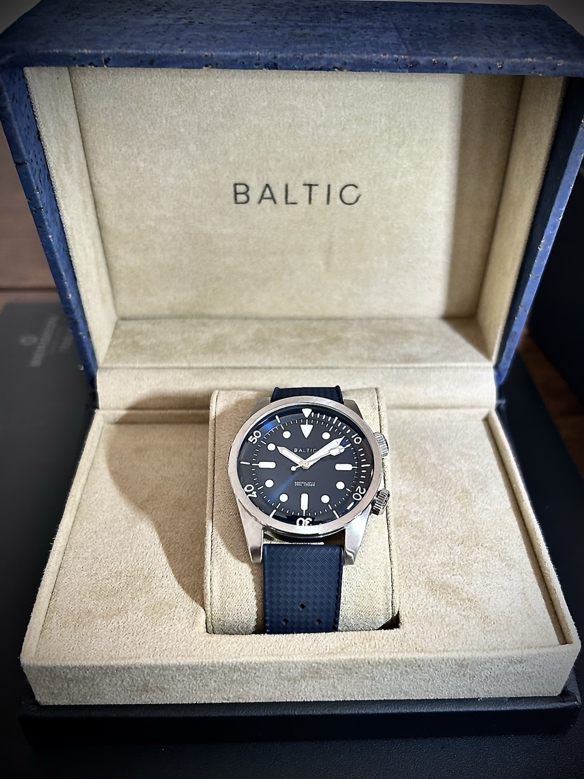 Baltic Aquascaphe Dual-Crown Blue | FULL KIT + 2 OEM Bracelets | US Seller image 6