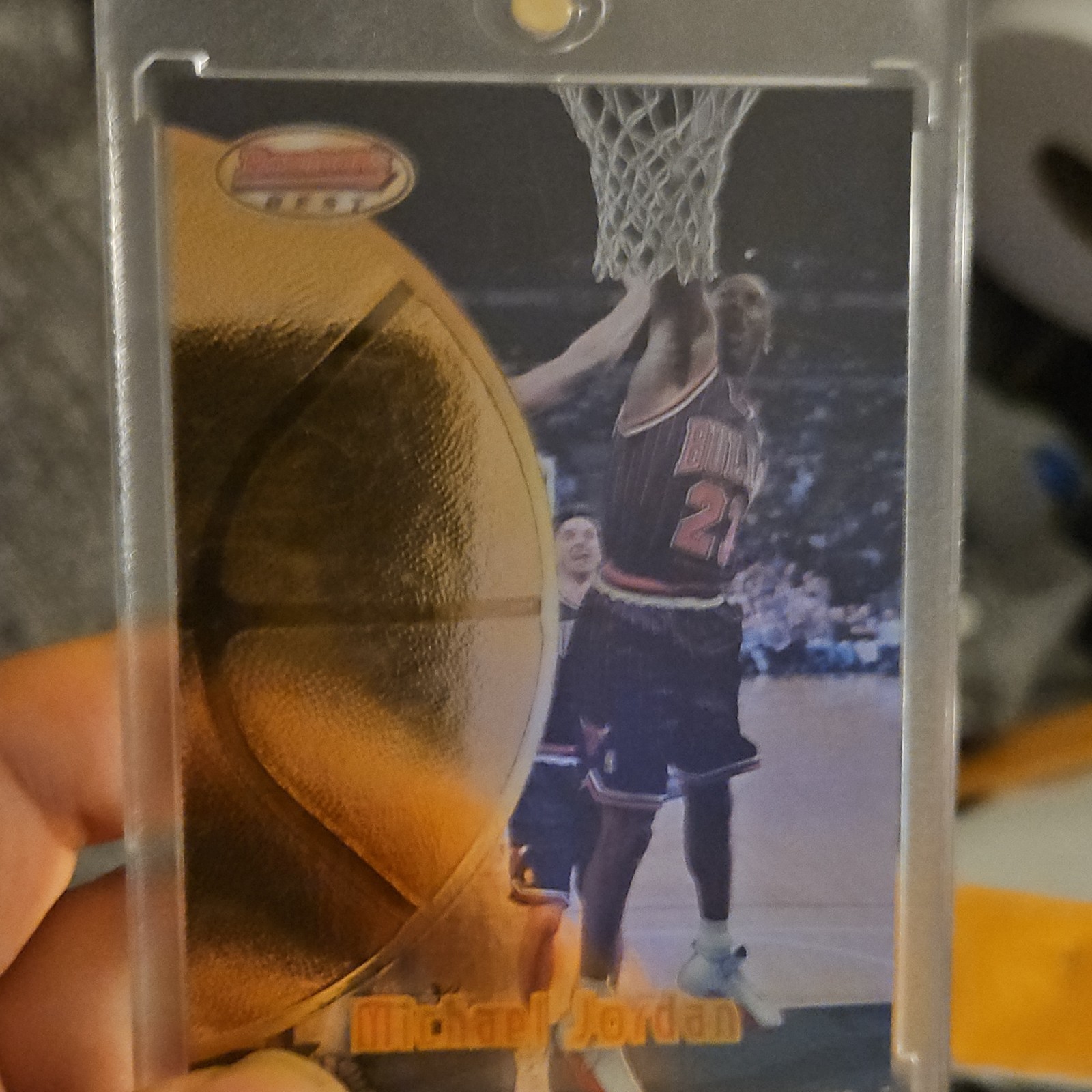 1997-98 Bowman's Best Michael Jordan #60 Chicago Bulls card- Refractor