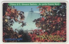 VIACARD GOLDEN 572 NUM PICCOLO SERIE ARTE CULTURA VIAGGIO 150.000 LIRE PUB 12.01
