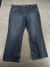 Vintage Tommy Hilfiger Denim Mens 44 Denim Blue Jeans Relaxed Fit Straight
