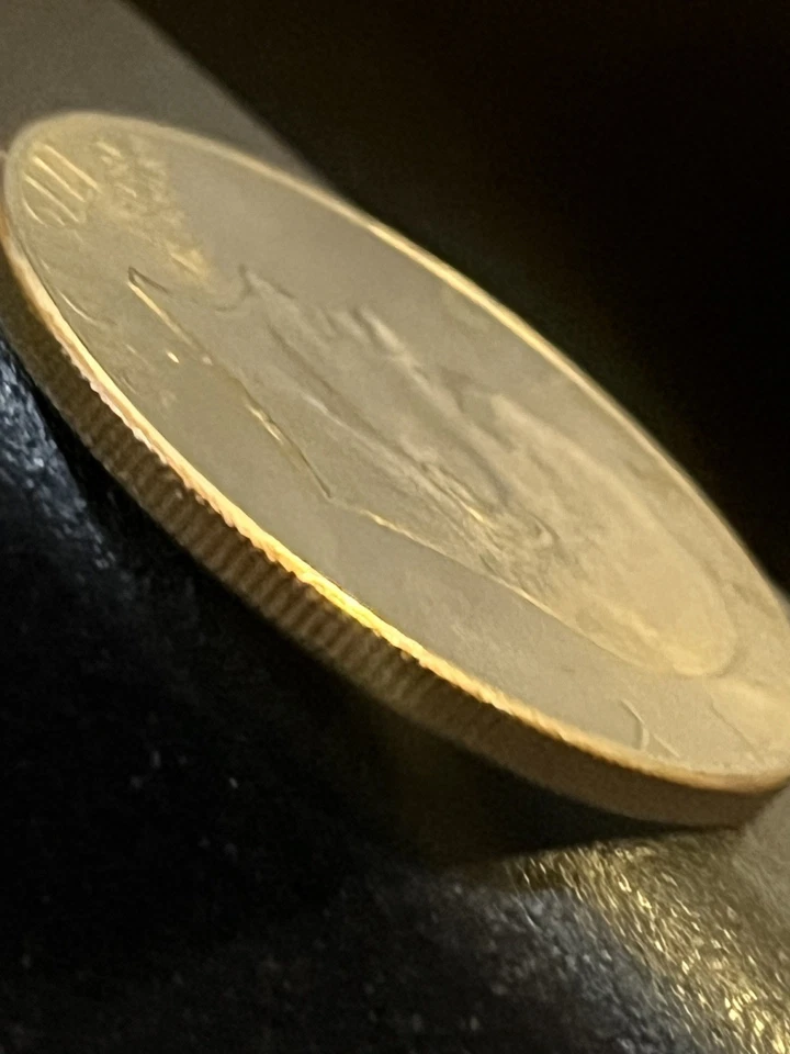 1776-1976  D Eisenhower Liberty Bell Moon Bicentennial Dollar US Type 2 - Image 3 of 4