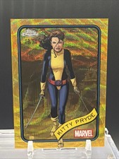 2025 Topps Chrome Marvel Kitty Pryde Gold Wave Refractor /50 #188