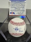 HAROLD BAINES HOF 2019 SIGNED ROMLB BASEBALL PSA IN PERSON AUTHENTICATED W/CASE