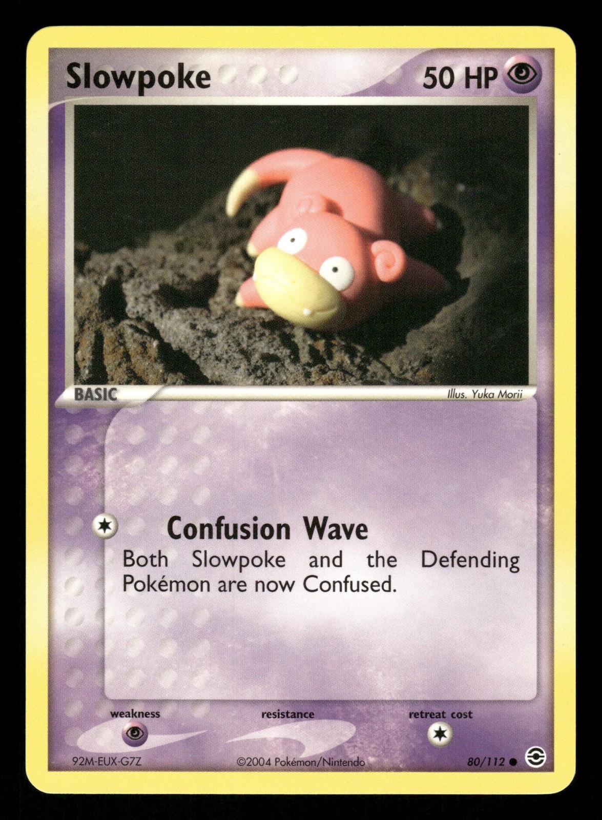 Slowpoke 80/112 NM Common FireRed & LeafGreen 2004 Pokemon TCG