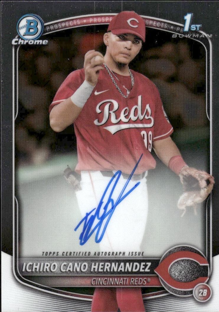 2025 Bowman #CPA-IC Ichiro Cano Hernandez Chrome Prospects Autographs