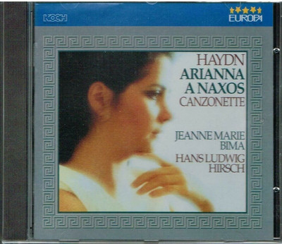 Haydn: Arianna A Naxos, 6 Lieder / Jeanne Marie Bima, Hans Ludwig Hirsch CD