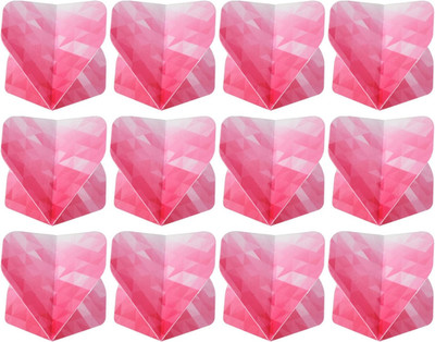 12Pack Pfeilflüge PET Standard Pfeile Zubehör Ersatzteile für Weichspitze Stahl 