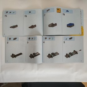 LEGO Ninjago 70602 Jay's Elemental Dragon Incomplete Instructions 15x11x2in Size