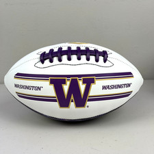 Washington Huskies Logo Brand Officially Licensed NFL Stadium Full Size Football