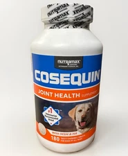 Cosequin Joint Health Supplement for Dogs 180 Chewable Tablets Exp 07/2028