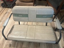 1966-1977 Ford Bronco Rear Seat Assembly Pony Upholstery Green Inserts