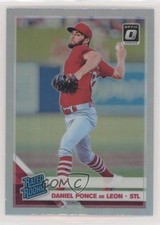 2019 Panini Donruss Optic Rated Rookies Holo Prizm Daniel Ponce de Leon #65 xm5