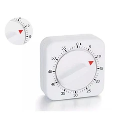 Mechanical Timer Game Count Down Counter 1Hr/60Min Alarm Kitchen Cooking Tool E