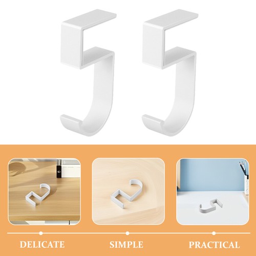 2 Pcs Hook up Miss Desk Hooks Purse Hanger Handbags Hanging Organizer - Bild 6 von 12