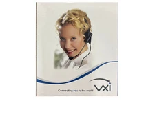 VXi Passport 10V DC Over-the-Head Wired Mono Headset with DC N/C Microphone