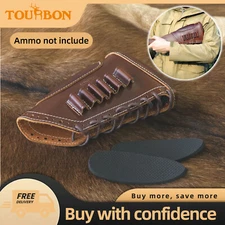 Tourbon Rifle Cheek Riser Rest Ammo Holder Buttstock Bullets Carrier Left Handed