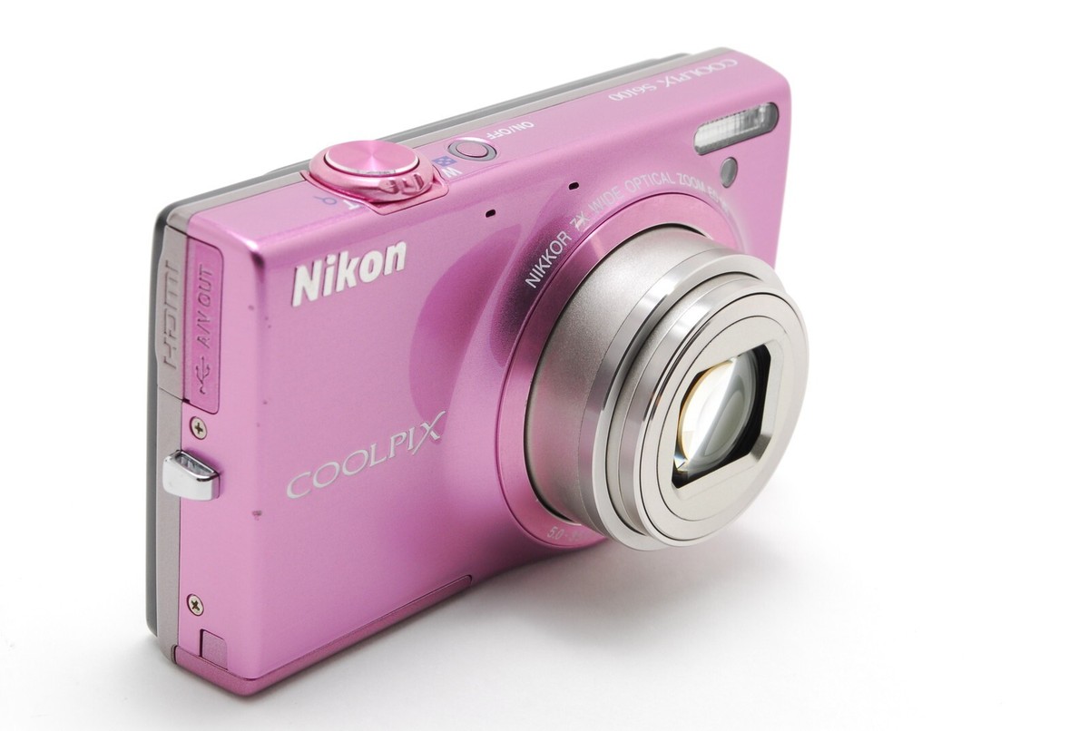w/Case [MINT in Box] Nikon COOLPIX S6100 Compact Digital