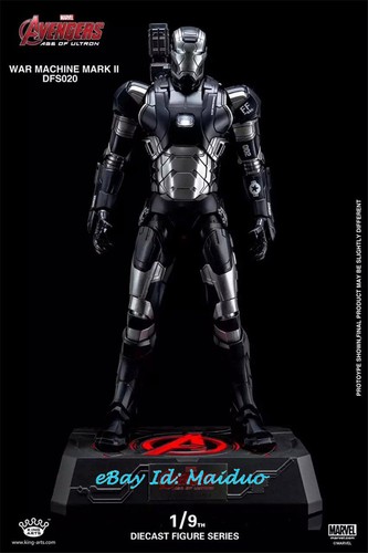 KING ARTS IRON MAN War Machine MK2 Action Figure 1:9 Scale Collectible Gifts New - Picture 11 of 12