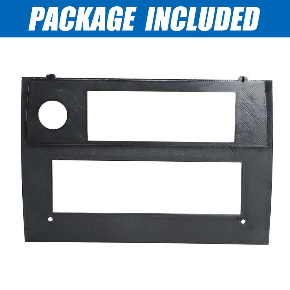 For 1978-1985 Chevy Monte Carlo Single Din Dash Radio Bezel Bracket 180mm x 50mm Foto 2 de 4