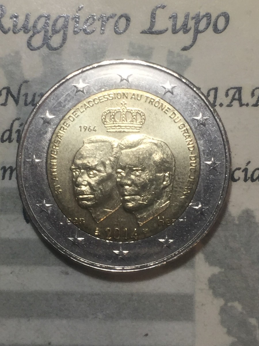 2 Euro Commemorativi Lussemburgo - Numismatica Europea