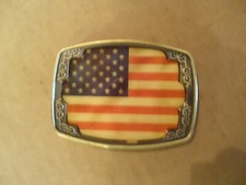 new american flag belt buckle