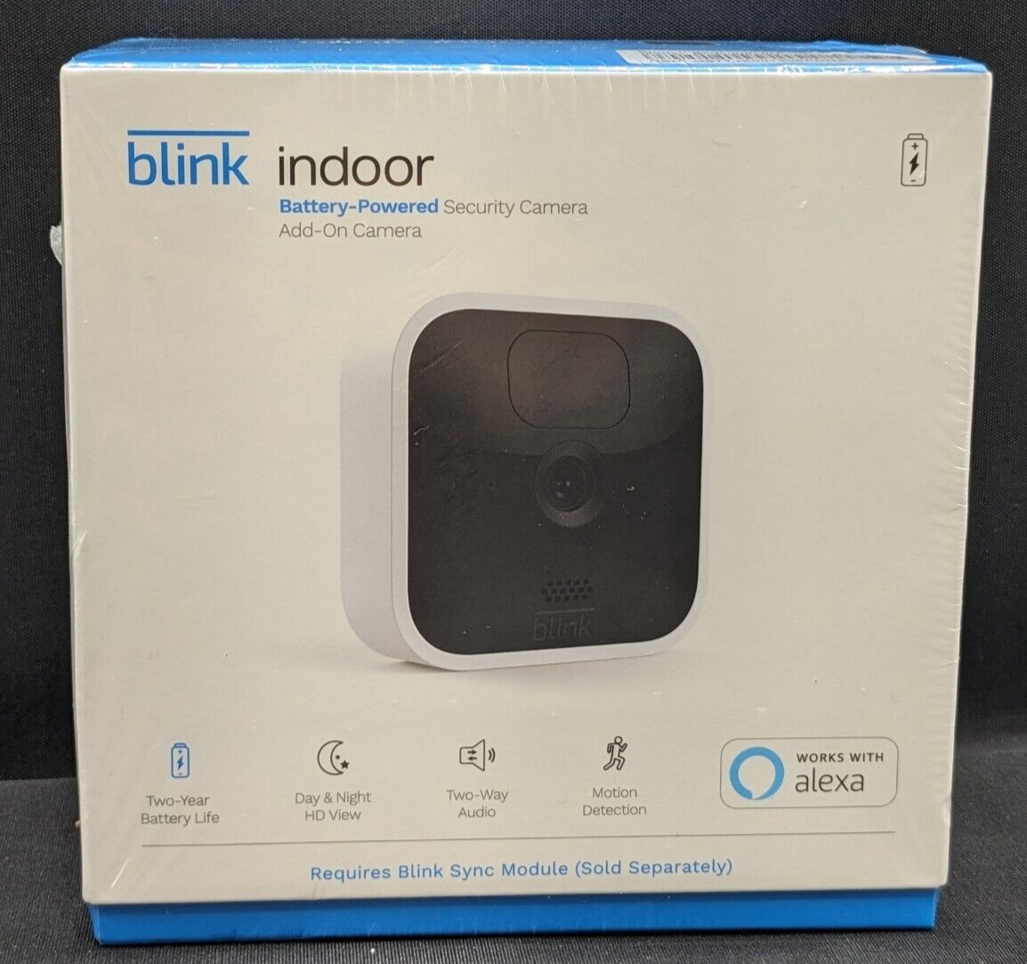 Blink - Indoor - Home Security Camara (Requires Blink Sync Module) Sealed-image