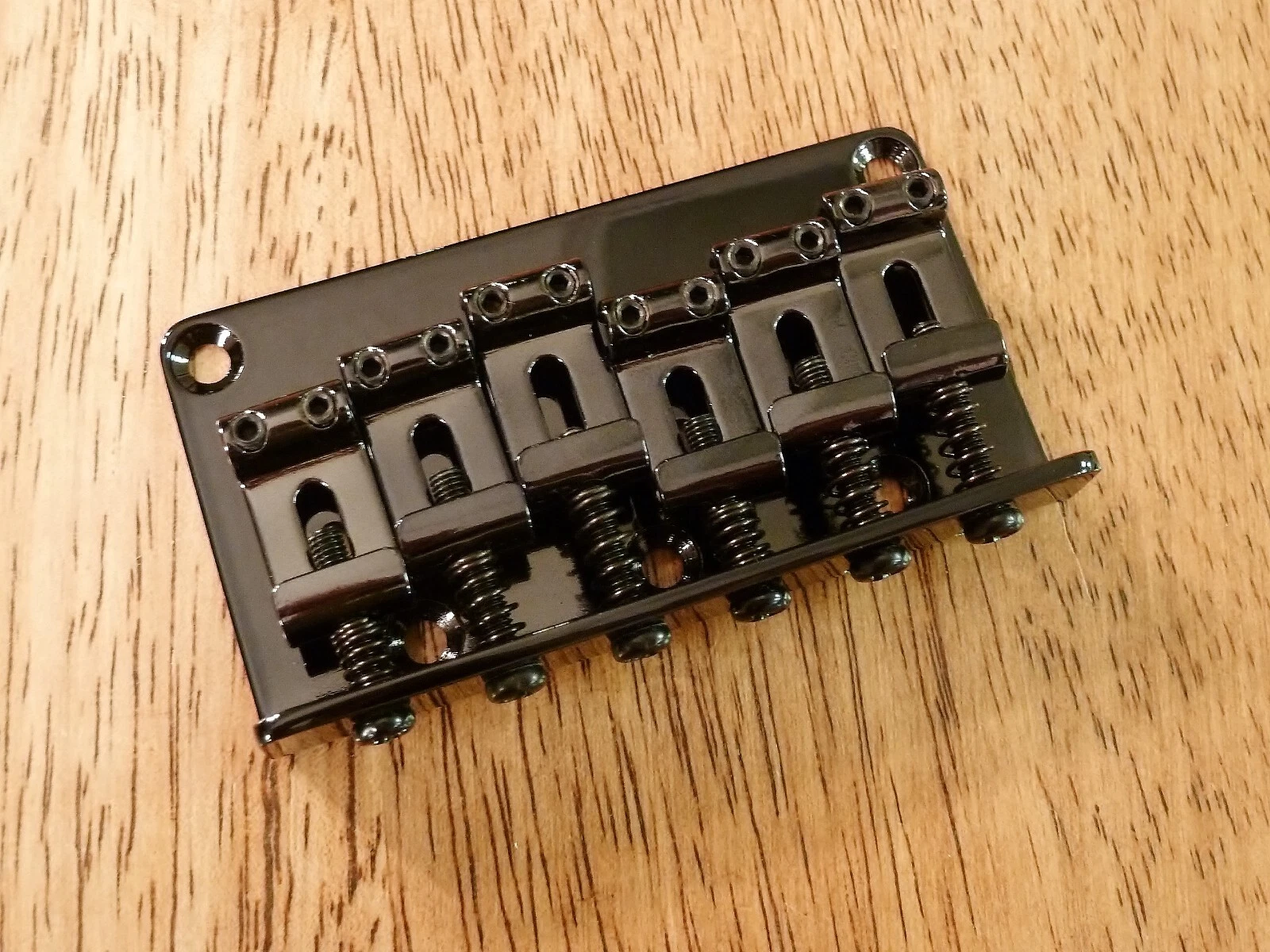 스트랫 또는 텔레캐스터용 하드테일 브릿지 빈티지 스타일 블랙-Freehip.co.kr