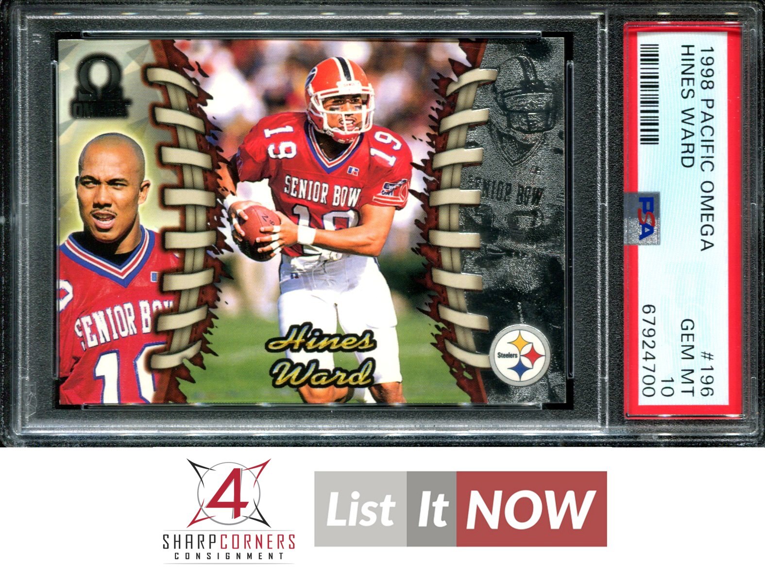 Hines Ward Pacific Omega #196 Base