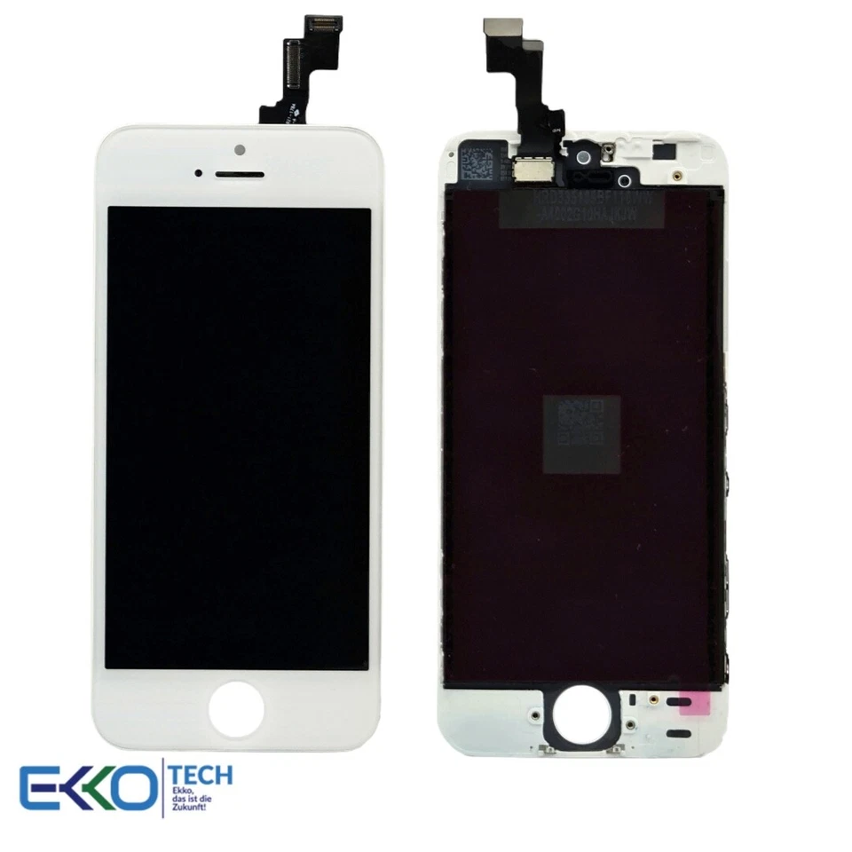 ✅ Original Display für iPhone 5S / SE LCD Retina Touchscreen Glas Bild Weiß ✅ - Bild 2 von 4