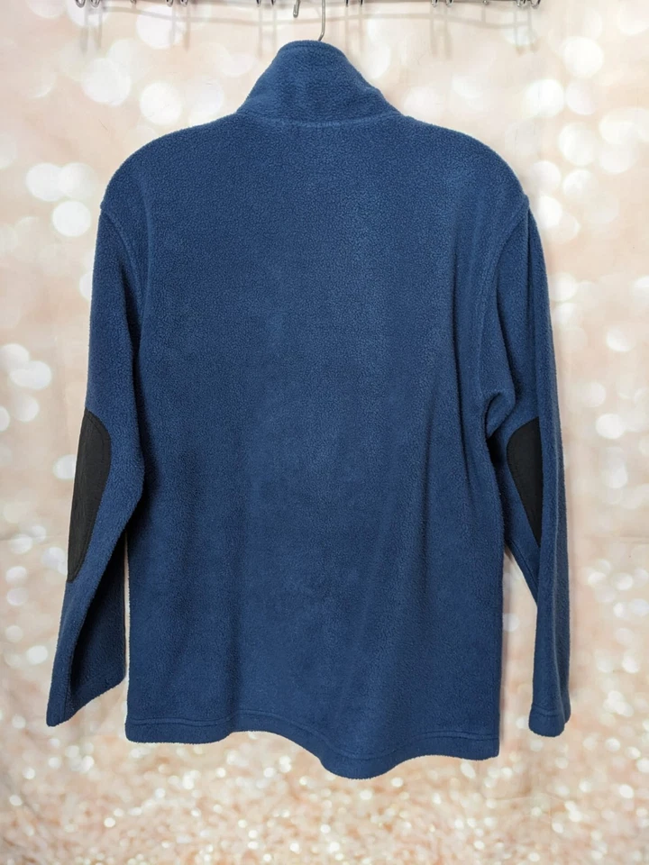 Pullover polar azul juvenil AZ Arizona para niños 1/3 cremallera cuello falso talla grande Foto 2 de 4