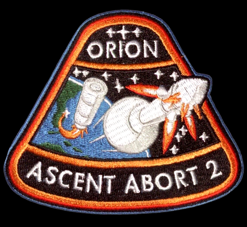 ORION - ASCENT TO ABORT - ORIGINAL A-B Emblem - NASA SPACE Mission PATCH MINT - Picture 5 of 6