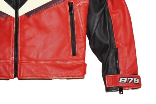 DIESEL L-TEAM LEATHER JACKET SIZE L 100% AUTHENTIC - Picture 5 of 7