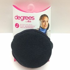 Adjustable Behind Head Ear Warmer Built-in Headphones Black-Degrees by 180s