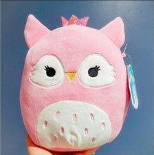 Squishmallow Bri the Pink owl 8" Kellytoy Soft plush doll HOLIDAY gift TOY NEW