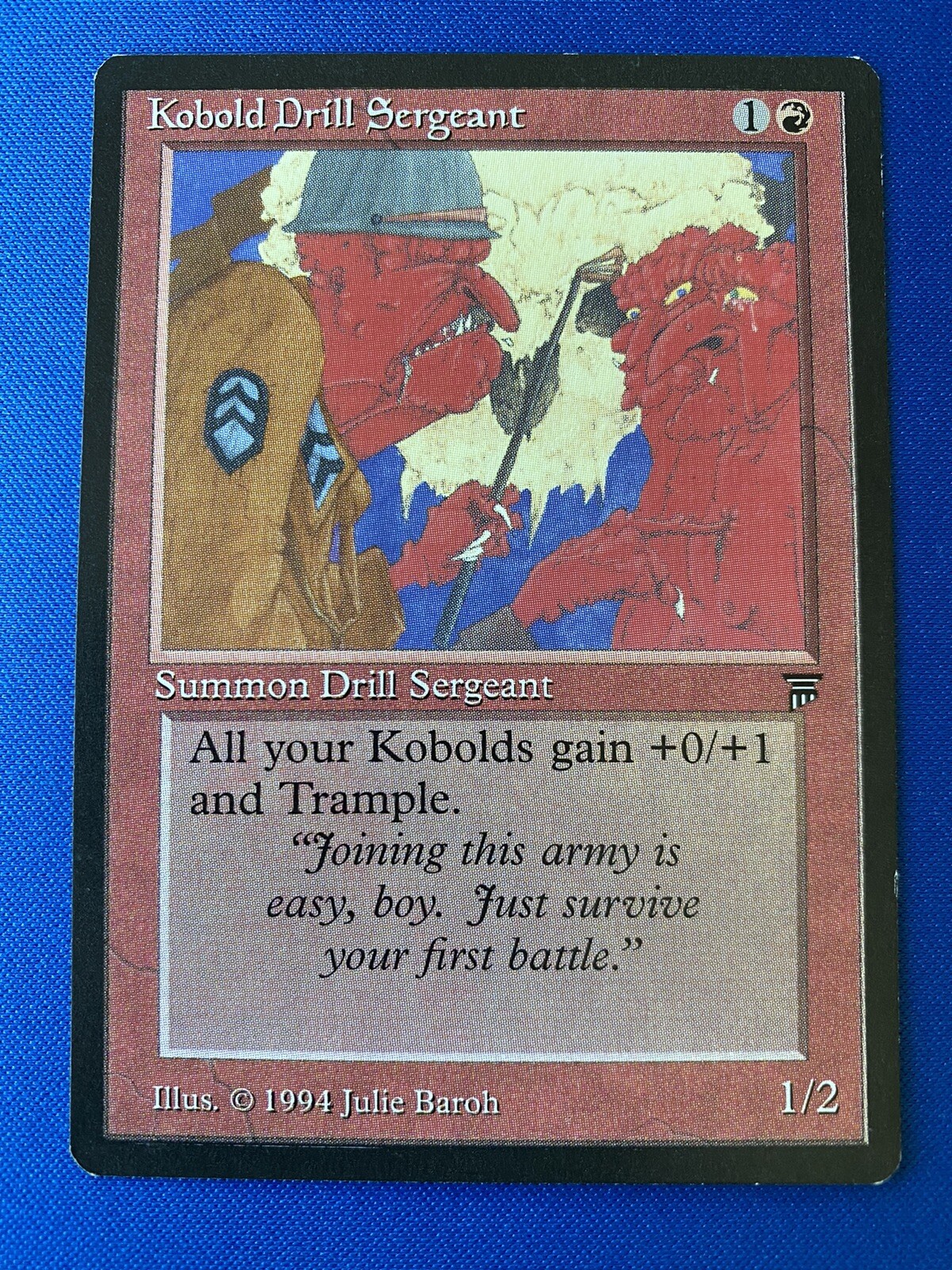 Kobold Drill Sergeant - Legends - MTG - Magic The Gathering - 1994 - NM