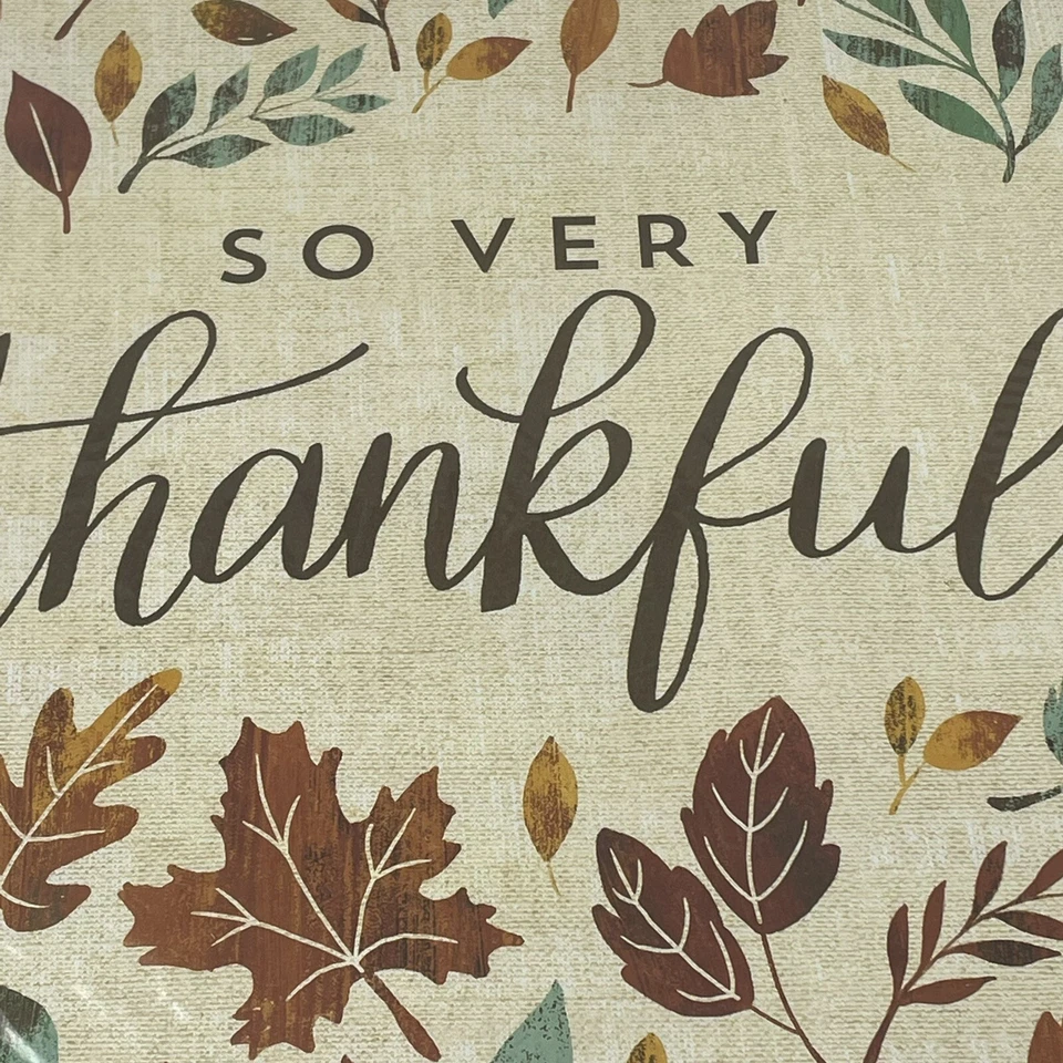 Paper Placemats So Very Thankful Leaves  24 Pc Thanksgiving Fall Wedding New - Image 2 of 4
