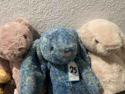 Jellycat BASHFUL LUXE BUNNY AZURE 12
