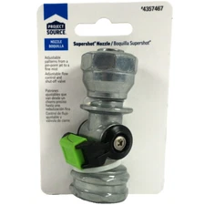 Project Source Supershot Hose Nozzle #4357467, 3", Metal Casing
