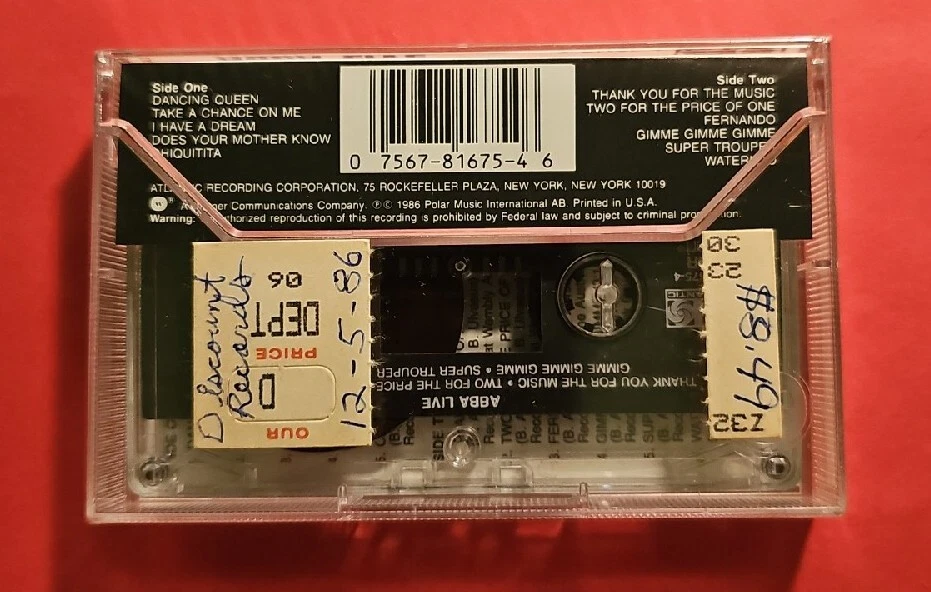 ABBA - Abba Live Cassette SEALED - Image 2 of 4