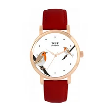 Toff London TLWS-43246 Ladies Robins Bird Watch