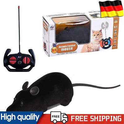 Remote-Controlled Rats Toys 4 Modes RC Mouse Cat Toy Interactive Play for Pets