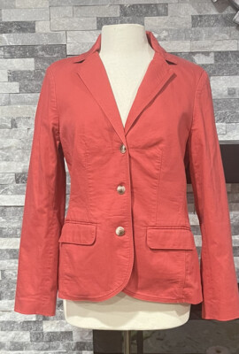 L.L Bean Buttons Blazer Women s Size S