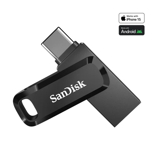 SanDisk 1TB Ultra Dual Drive Go USB Type-C Flash Drive, Black - SDDDC3-1T00-G46