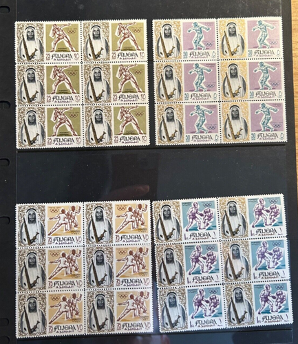 Stamps of Fujeira - Collection of unmounted mint stamps and Miniature sheet