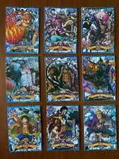 One Piece Anime Collectable Trading 18 Cards UR Set Blue Hologram